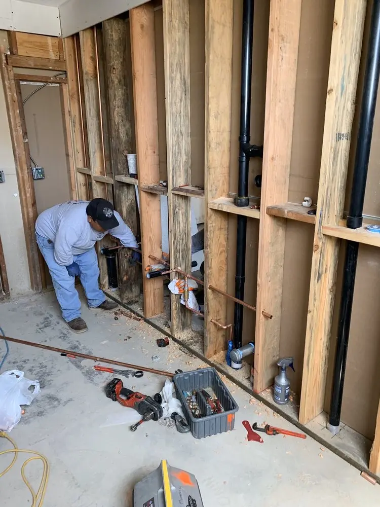Commercial rough-in plumbing for Gas Line Repair in Poland Center